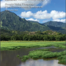 Book cover with photo of wetland habitat and waterbirds